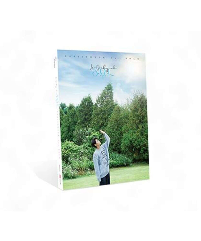 LEE JINHYUK - [S.O.L] (PURE ver.) - Album Kpop : couverture avec décor extérieur, photo du membre dans le jardin
