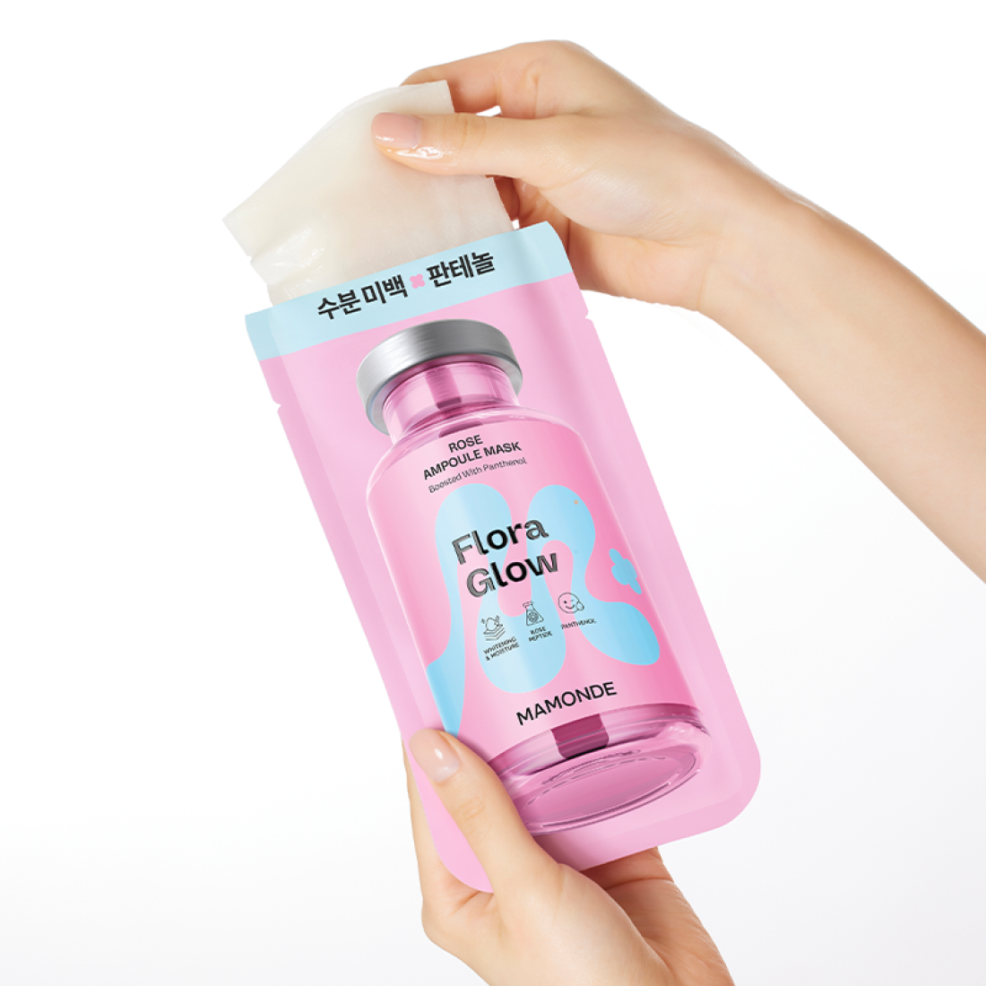 MAMONDE Flora Glow Rose Ampoule Mask Pack
