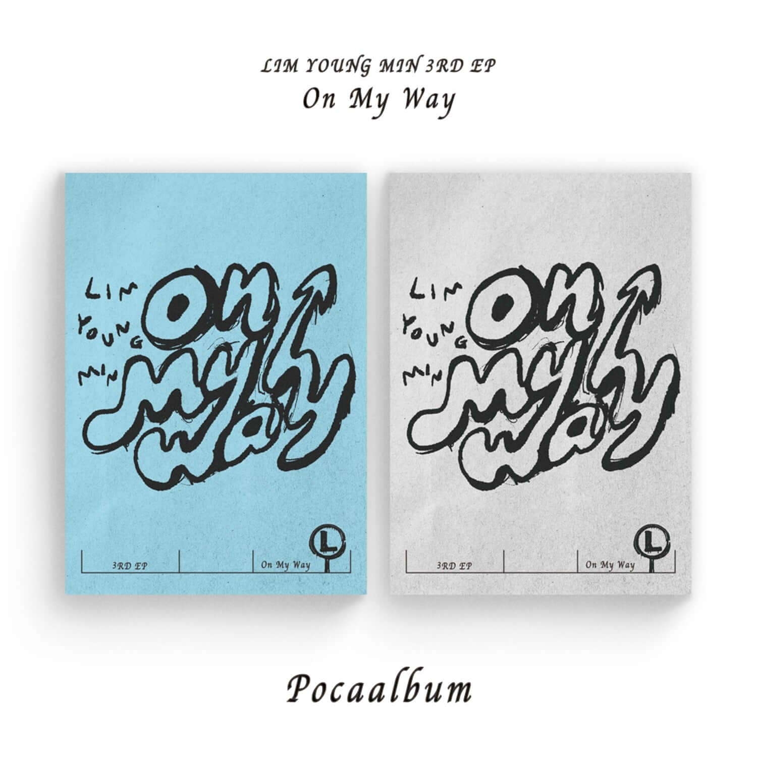 LIM YOUNGMIN - 3RD EP [On My Way] (Day Ver. / Night Ver.) [POCAALBUM] (Set of 2) : coffret album Kpop, Day/Night visuels