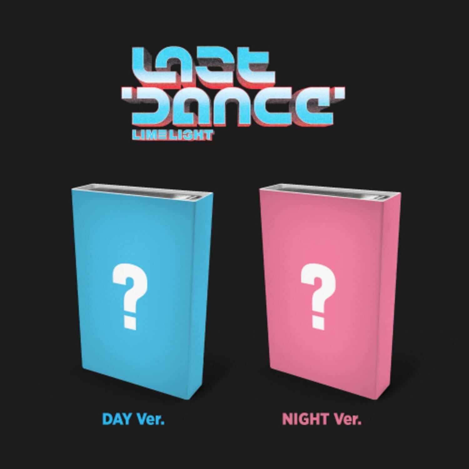 LIMELIGHT - [LAST DANCE (Nemo)] (DAY ver. / NIGHT ver.) (Set of 2) - Album Kpop, visuel DAY et NIGHT, boîtiers bleus/roses