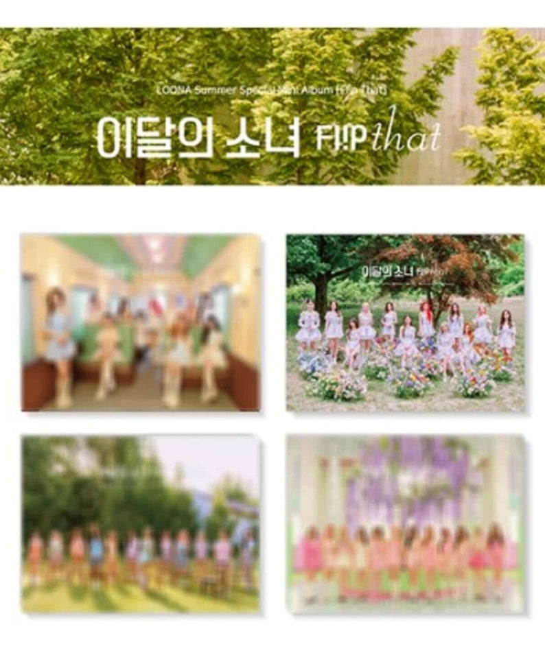 LOONA - LOONA Summer Special Mini Album [Flip That](SET) - Album Kpop, coffret complet, photos promos estivales en extérieur