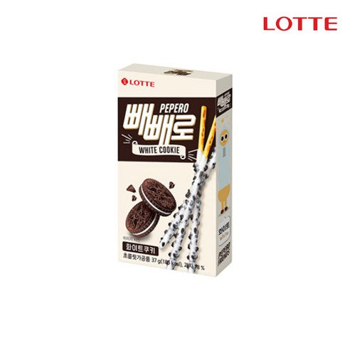 LOTTE Pepero White Choco 37g en stock sur Ma Petite Corée