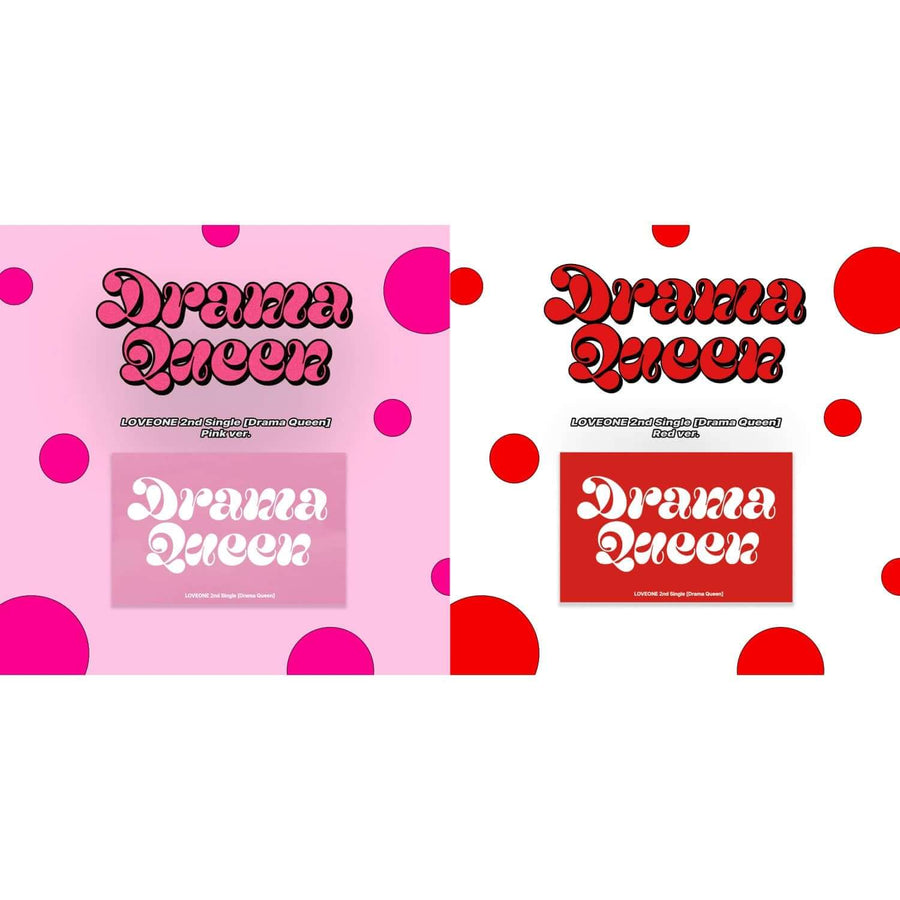 LOVEONE - LOVEONE 2nd Single [Drama Queen] (Pink/Red ver. (Random 1 of 2)) - Album Kpop
