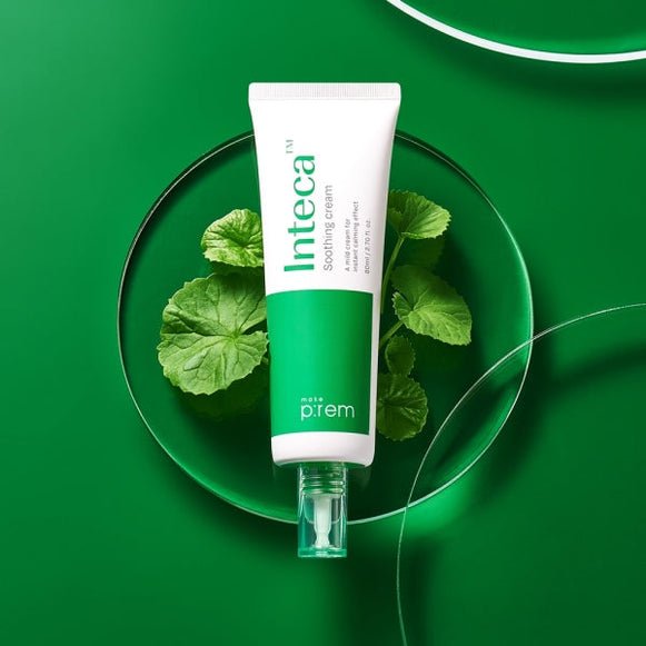 MAKE P:REM Inteca Soothing Cream 80ml disponible sur Ma petite Coree, ton Eshop 100% K-beauty en direct de Seoul