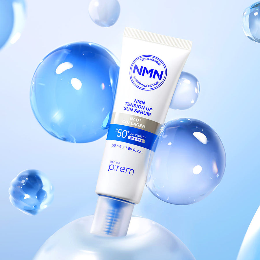 MAKE P:REM NMN Tension Up Sun Serum SPF 50+ PA++++ 50ml