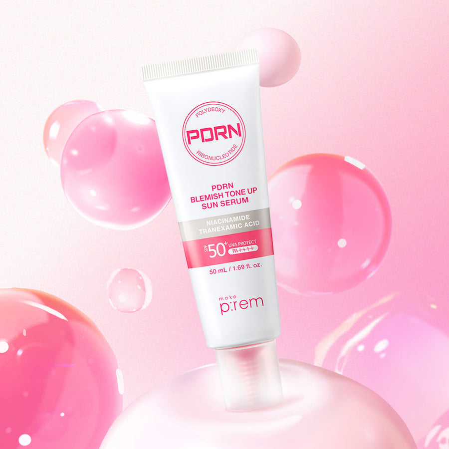 MAKE P:REM PDRN Blemish Tone-Up Sun Serum SPF 50+ PA++++ 50ml