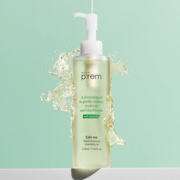 MAKE P:REM Safe Me Relief Moisture Cleansing Oil 210ml disponible sur Ma petite Coree, ton Eshop 100% K-beauty en direct de Seoul