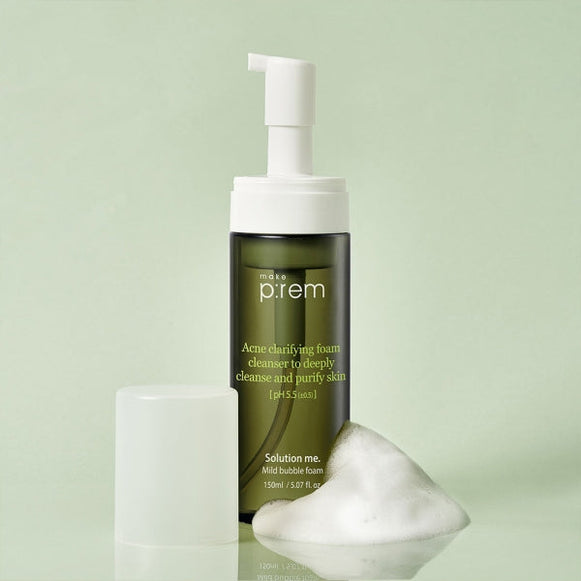 MAKE P:REM Solution Me Mild Bubble Foam 150ml en stock sur Ma Petite Corée