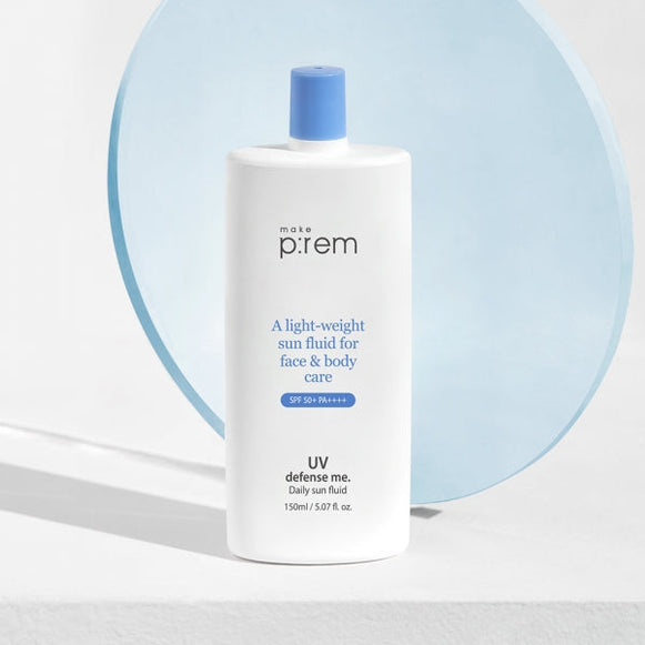 MAKE P:REM UV Defense Me Daily Sun Fluid 150ml en stock sur Ma Petite Corée