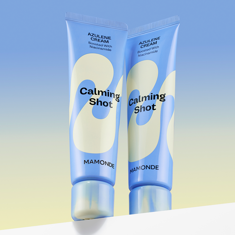 MAMONDE Calming Shot Azulene Cream 60ml disponible sur Ma petite Coree, ton Eshop 100% K-beauty en direct de Seoul