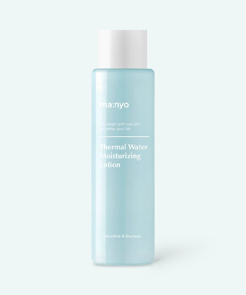 Photo du produit MANYO Thermal Water Moisturizing Skin 155ml, lotion hydratante pour peaux sensibles et sèches, hydratation optimale.