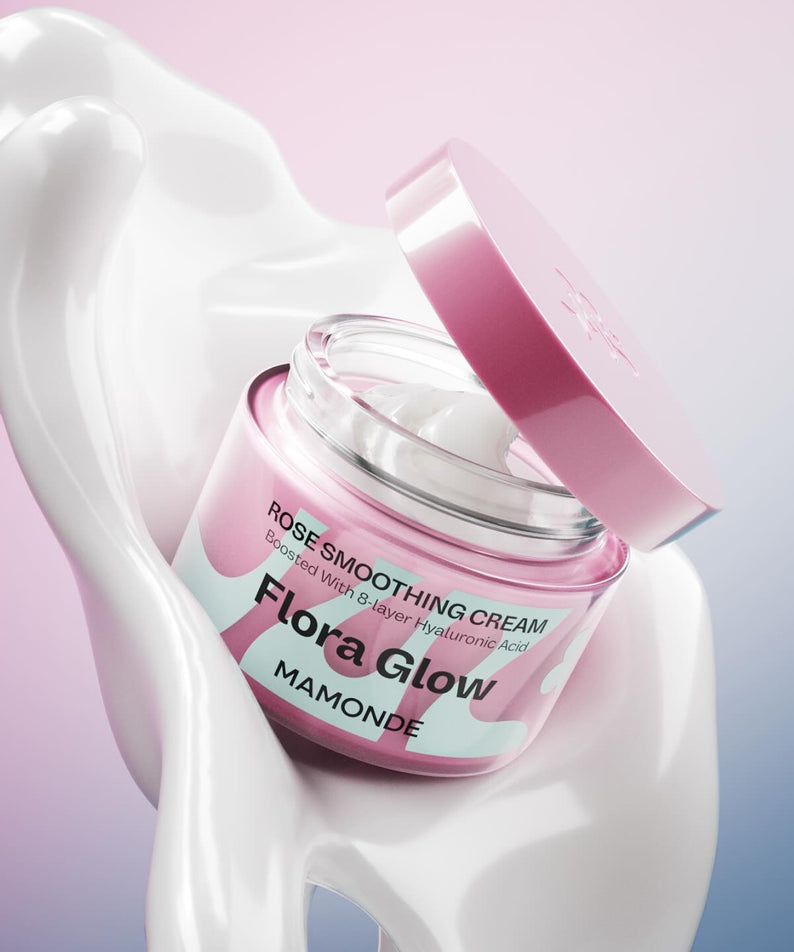 MAMONDE Flora Glow Rose Smoothing Cream 50ml