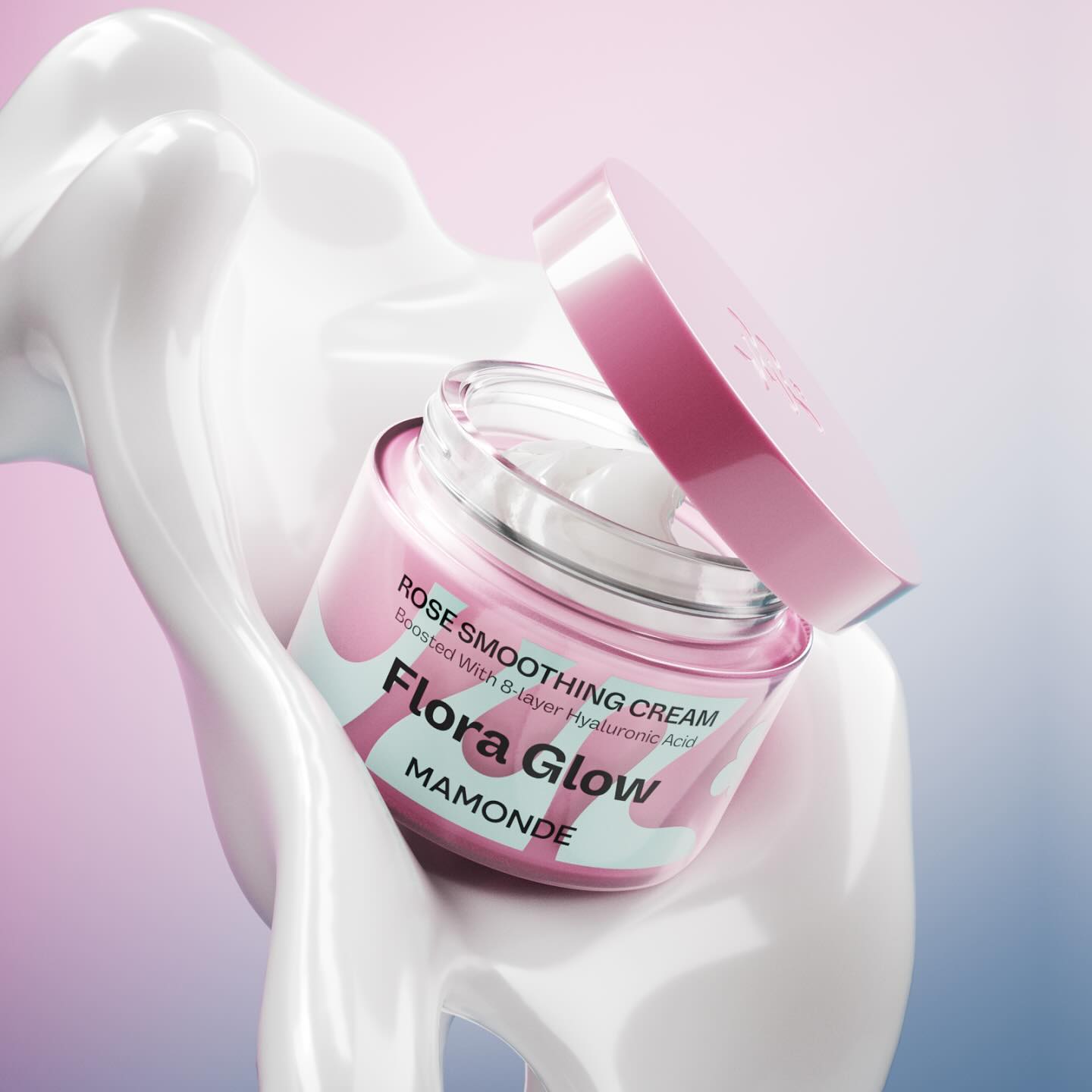 MAMONDE Flora Glow Rose Smoothing Cream 50ml
