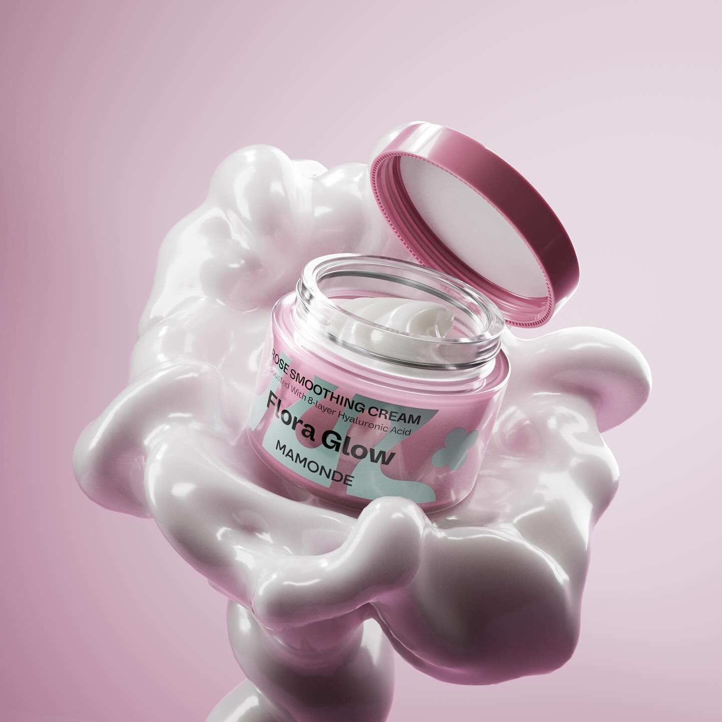 MAMONDE Flora Glow Rose Smoothing Cream 50ml