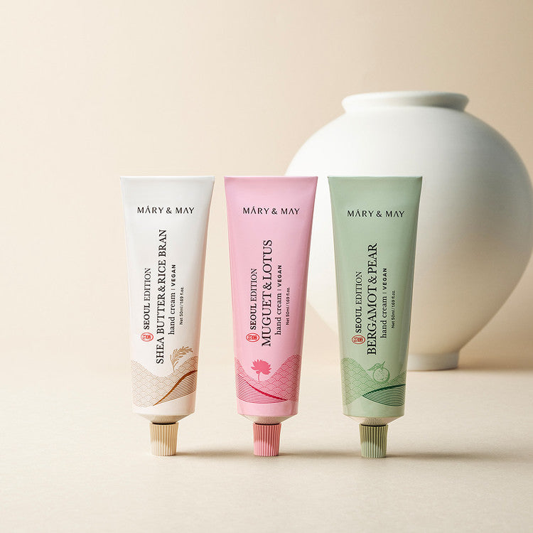 MARY & MAY Hand Cream Trio Set disponible sur Ma petite Coree, ton Eshop 100% K-beauty en direct de Seoul