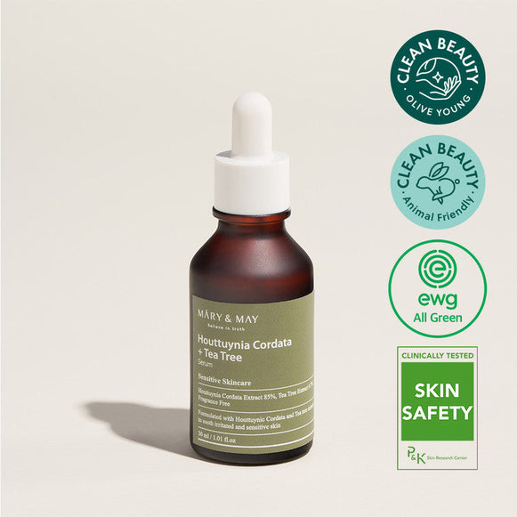MARY & MAY Houttuynia Cordata + Tea Tree Serum 30ml disponible sur Ma petite Coree, ton Eshop 100% K-beauty en direct de Seoul