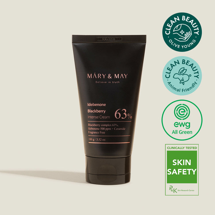 MARY & MAY Idebenone Blackberry Intense Cream disponible sur Ma petite Coree, ton Eshop 100% K-beauty en direct de Seoul