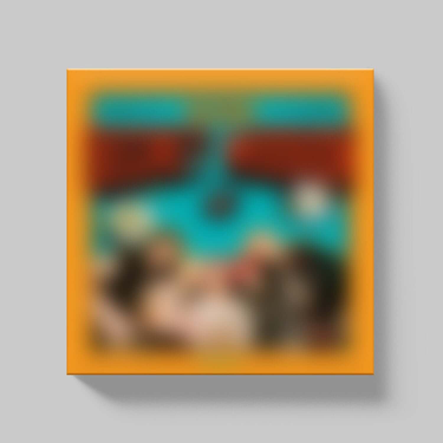 MCND - 3rd Album [THE EARTH: SECRET MISSION Chapter.1 ((UR) Ver.)] - Album Kpop, pochette visuel futuriste orange/bleu