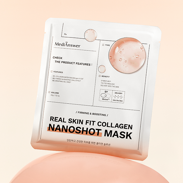 MEDIANSWER Real Skin Fit Collagen Nanoshot Mask 5 sheets