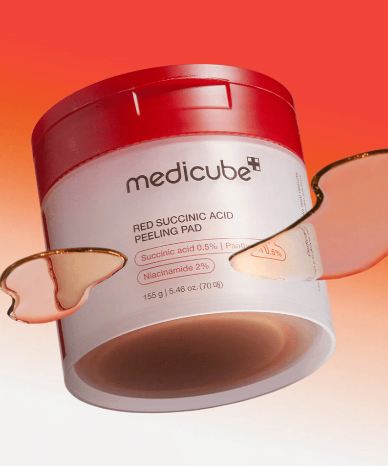 MEDICUBE Red Succinic Acid Peeling Pads 70p 155g