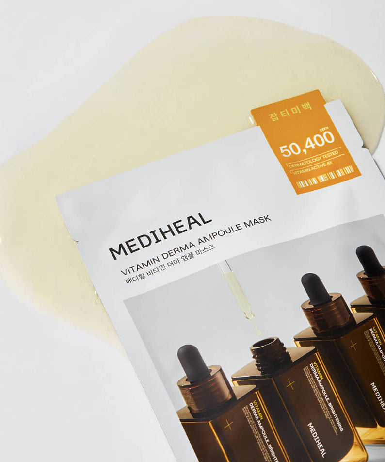 MEDIHEAL Vitamin Derma Ampoule Mask 10 sheets