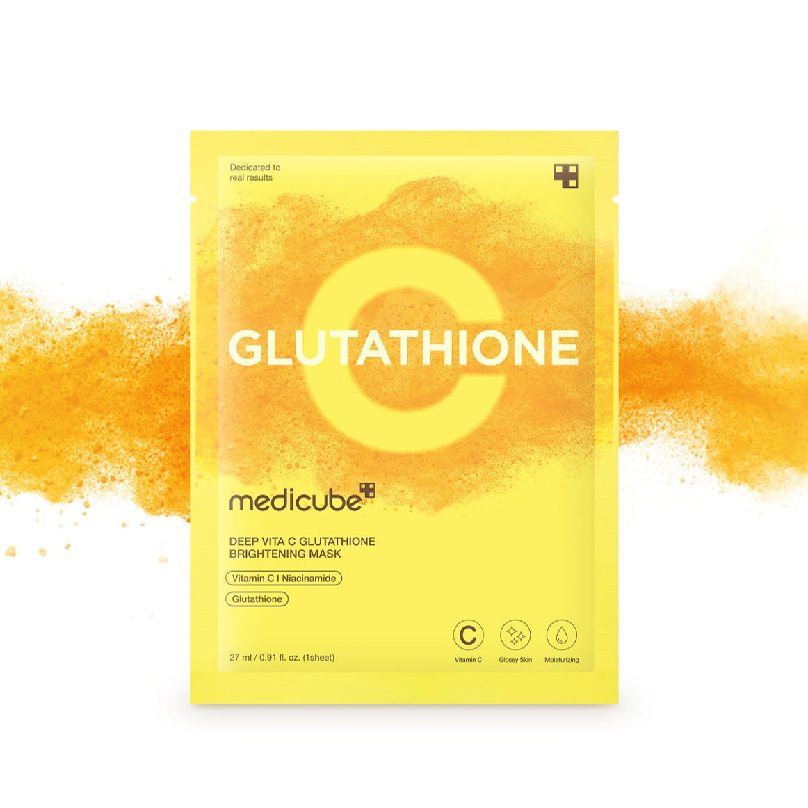 MEDICUBE Deep Vita C Glutathione Brightening Mask