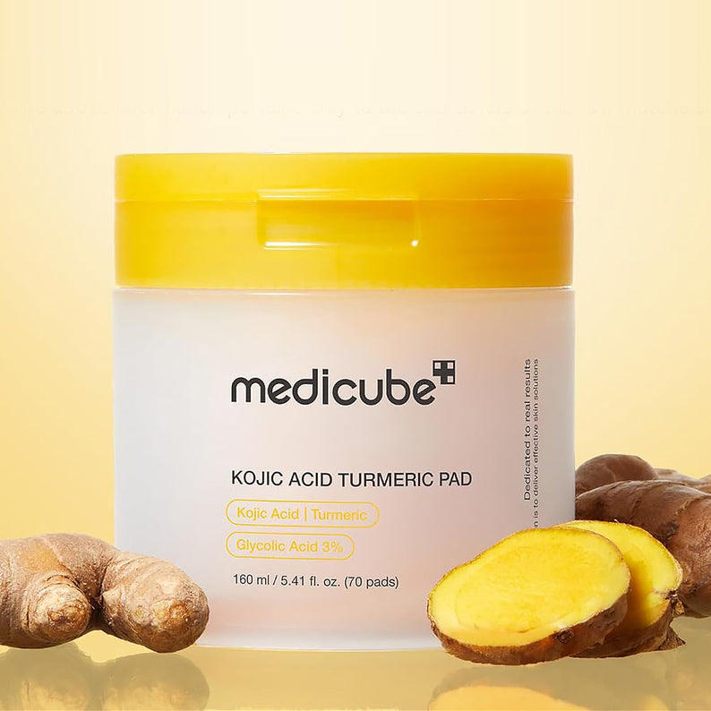 MEDICUBE Kojic Acid Turmeric Vita Toner Pad 70 Pads