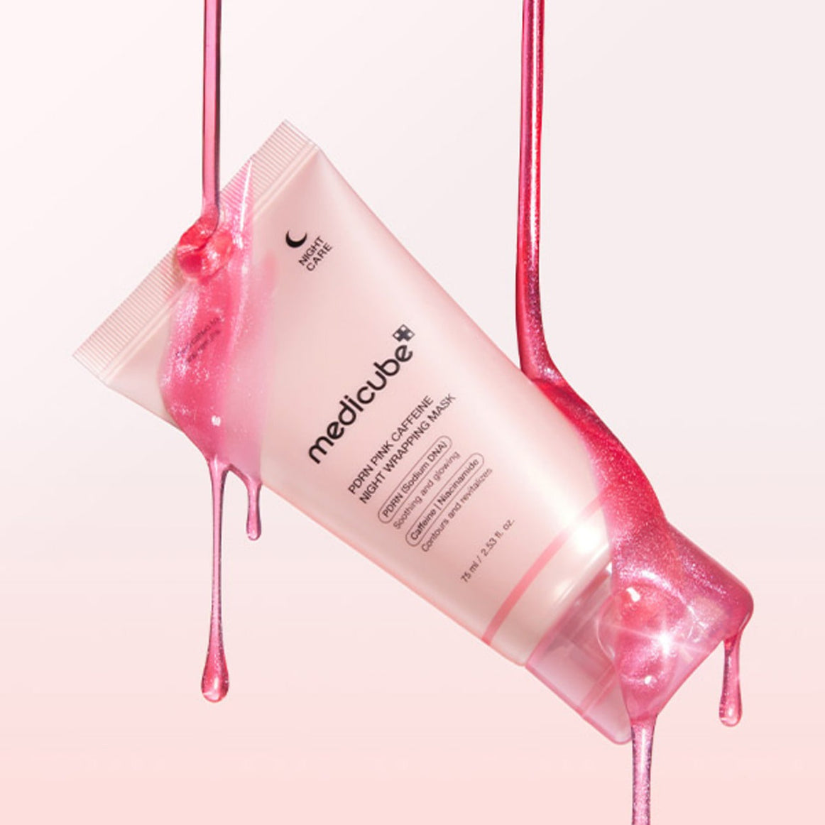 MEDICUBE PDRN Pink Caffeine Night Wrapping Mask 75ml