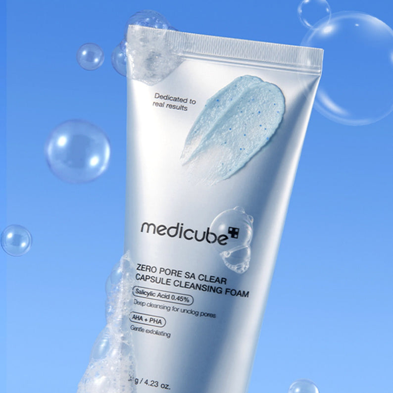 MEDICUBE Zero Pore Sa Clear Capsule Cleansing Foam 120g