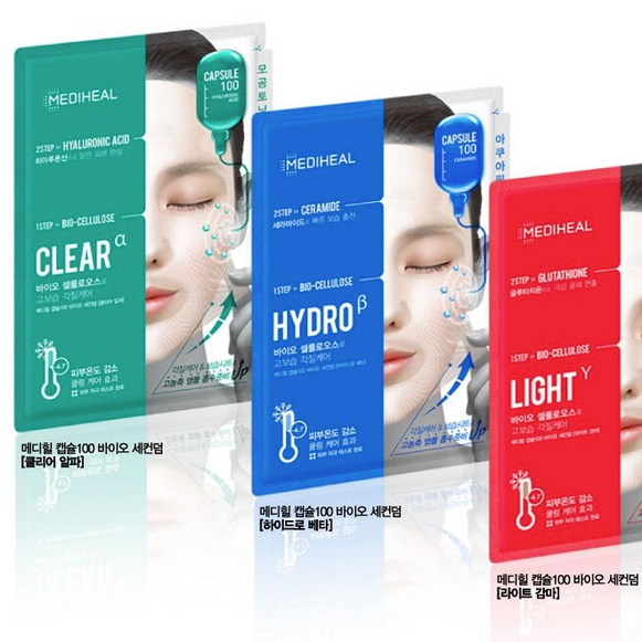 MEDIHEAL Capsule 100 Bio-Cellulose disponible sur Ma petite Coree, ton Eshop 100% K-beauty en direct de Seoul