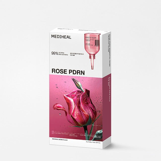 MEDIHEAL Rose PDRN Essential Mask Pore Clearing 10 Sheets