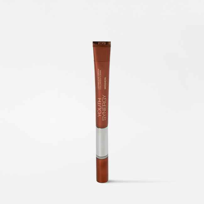 MEDIHEAL Youth Synergy Lifting Eye Cream Collagen Snail, tube crème pour les yeux, sur fond blanc, marque MEDIHEAL.