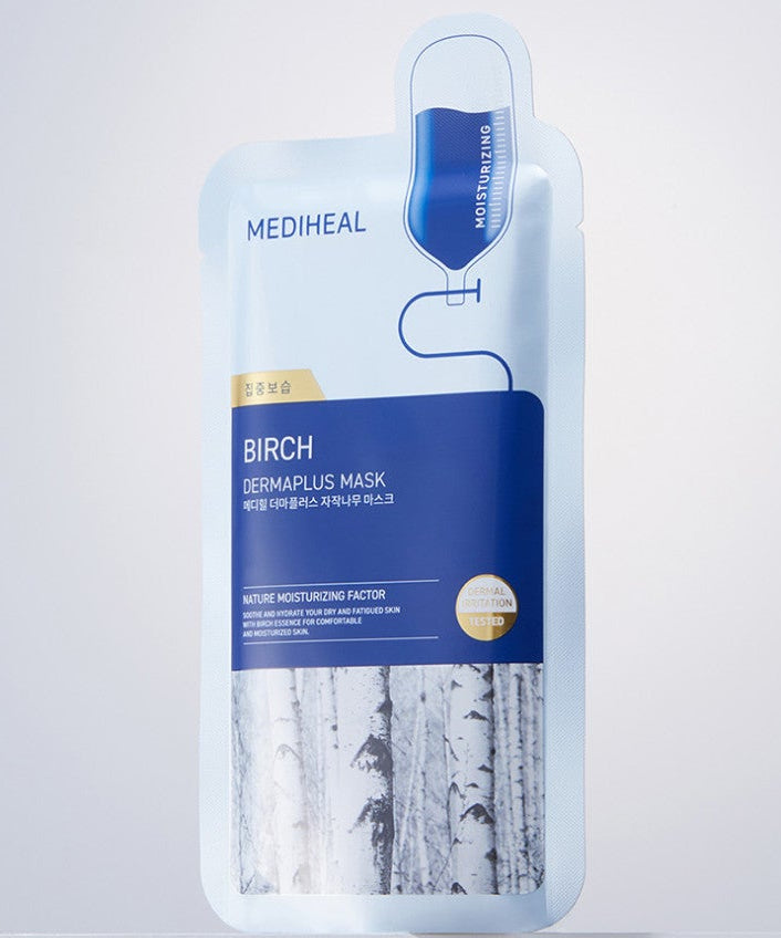 MEDIHEAL Derma Plus Birch Mask 10 Sheets