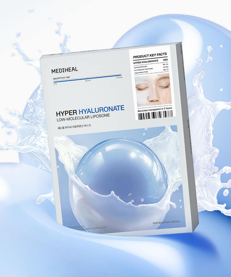 MEDIHEAL Hyper Gel Mask Hyaluronic Acid 4 Sheets