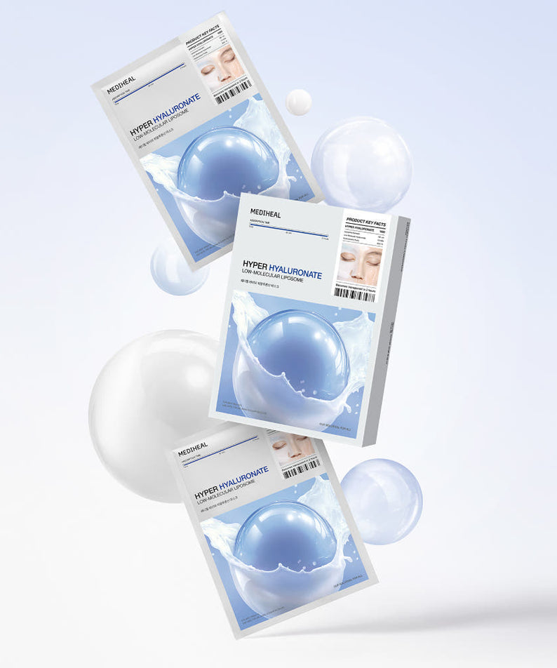 MEDIHEAL Hyper Gel Mask Hyaluronic Acid 4 Sheets