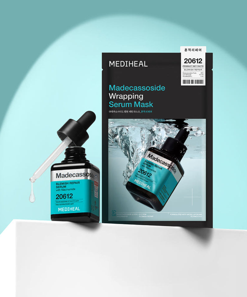 MEDIHEAL Madecassoide Wrapping Serum Mask 10 Sheets