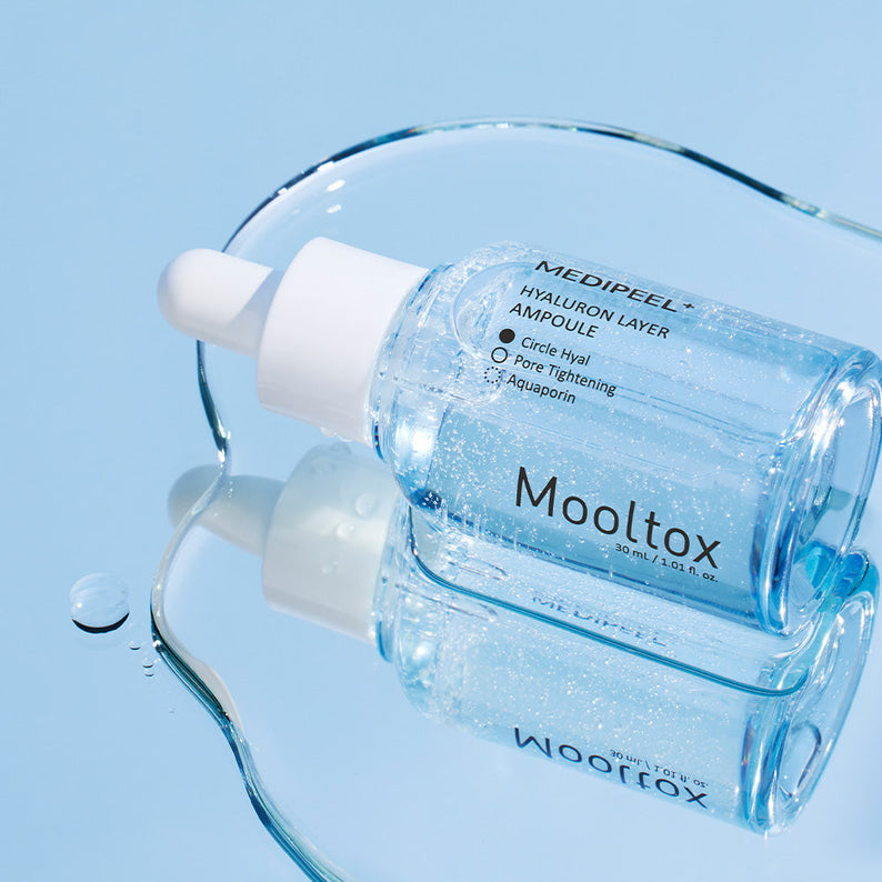 MEDIPEEL Hyaluronic Acid Layer Mooltox Ampoule disponible sur Ma petite Coree, ton Eshop 100% K-beauty en direct de Seoul