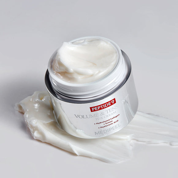 MEDIPEEL Peptide 9 Volume & Tension Pro Tox Cream 50g disponible sur Ma petite Coree, ton Eshop 100% K-beauty en direct de Seoul