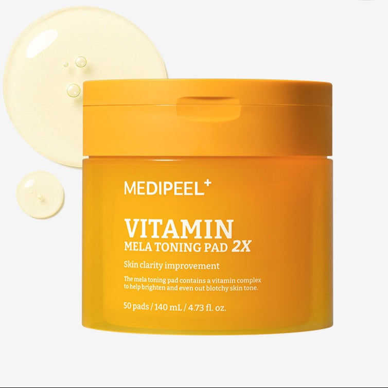 MEDIPEEL Vitamin Mela Toning Pads 2X 140ml 50sheets