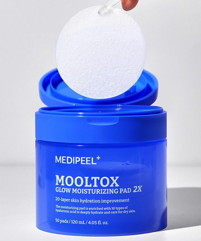 MEDIPEEL Water Tox Glow Moisturizing Pads 50 Sheets hydratation soins de la peau