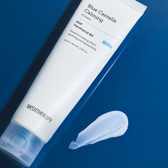 MEDITHERAPY Blue Centella Calming Cream 100ml disponible sur Ma petite Coree, ton Eshop 100% K-beauty en direct de Seoul