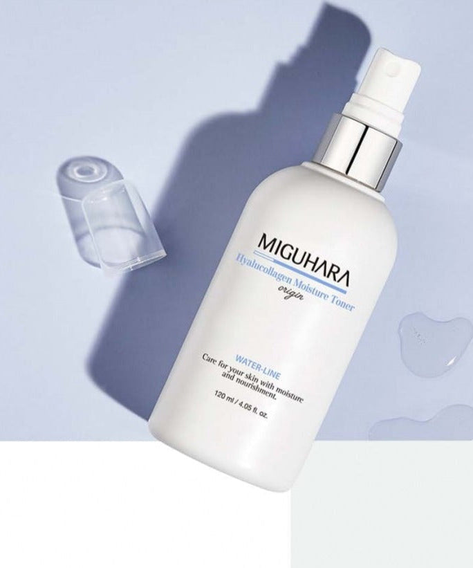 MIGUHARA Hyalucollagen Moisture Toner Origin 120ml disponible sur Ma petite Coree, ton Eshop 100% K-beauty en direct de Seoul