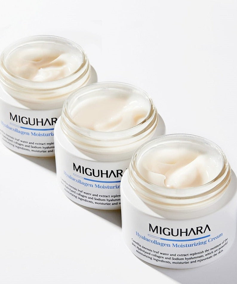 MIGUHARA Hyalucollagen Moisturizing Cream 50ml disponible sur Ma petite Coree, ton Eshop 100% K-beauty en direct de Seoul