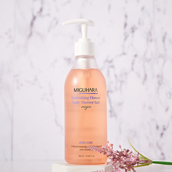 MIGUHARA Refreshing Flower Body Shower Gel Origin 500ml disponible sur Ma petite Coree, ton Eshop 100% K-beauty en direct de Seoul
