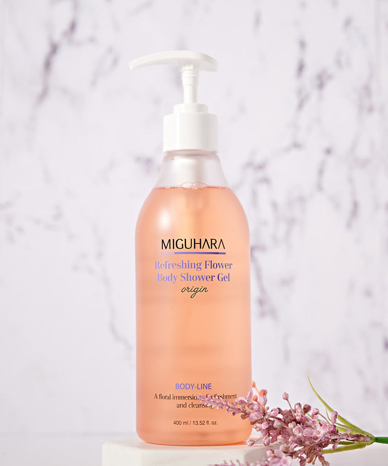 MIGUHARA Refreshing Flower Body Shower Gel Origin 500ml disponible sur Ma petite Coree, ton Eshop 100% K-beauty en direct de Seoul
