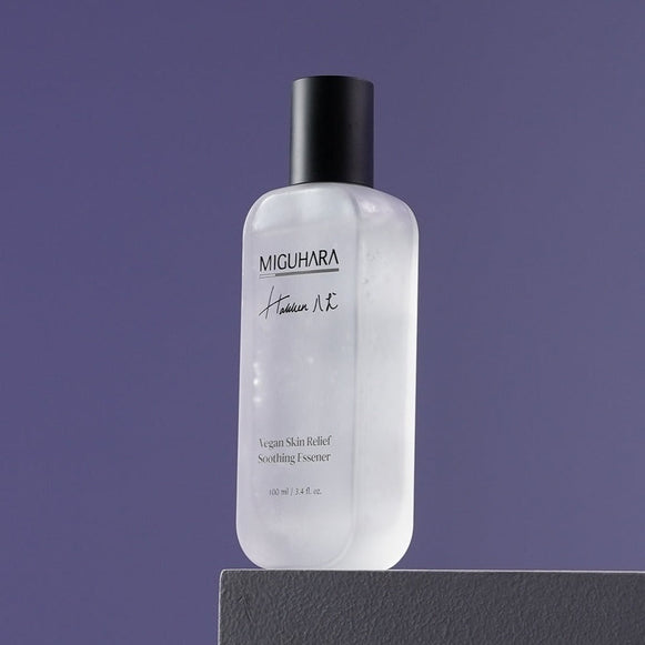 MIGUHARA Vegan Skin Relief Soothing Essener 100ml disponible sur Ma petite Coree, ton Eshop 100% K-beauty en direct de Seoul