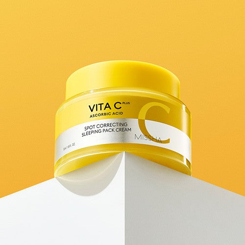 MISSHA Vita C Plus Sleeping Pack Cream 50ml disponible sur Ma petite Coree, ton Eshop 100% K-beauty en direct de Seoul