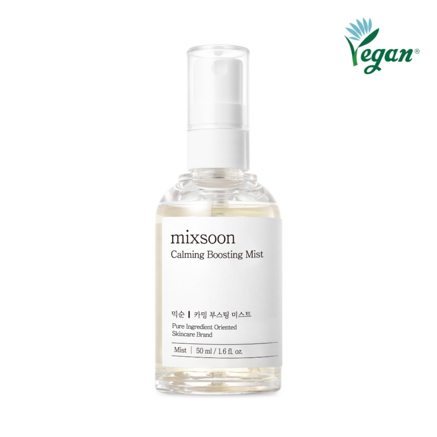 MIXSOON Calming Boosting Mist 50ml de la marque MIXSOON : flacon brume blanche sur fond clair (visuel produit)