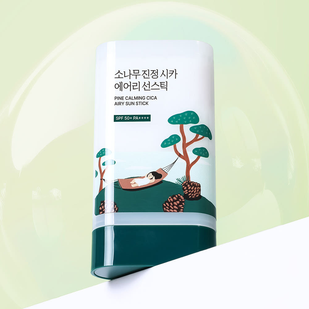 ROUND LAB  Pine Soothing Cica Airy Sun Stick 19g