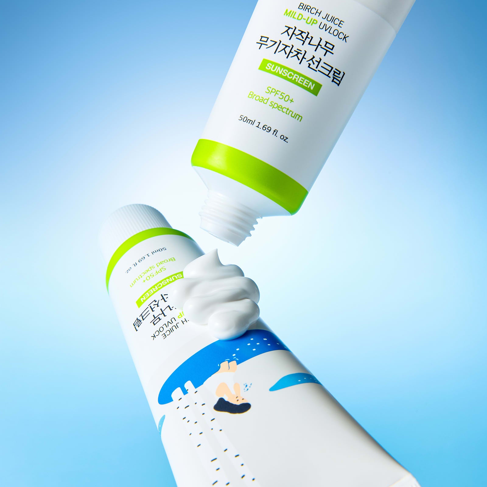 ROUND LAB Birch Juice Moisturizing Mild-Up Sunscreen 50ml
